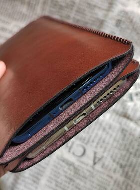 适用于vivo xfold6/xfold5双层双机包手机套直插式内胆包