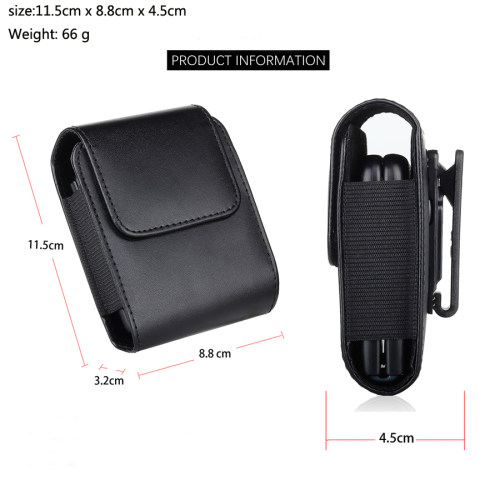 适用华为P50 Pocket折叠屏手机挂腰包穿皮带夹子可旋转皮套新款式