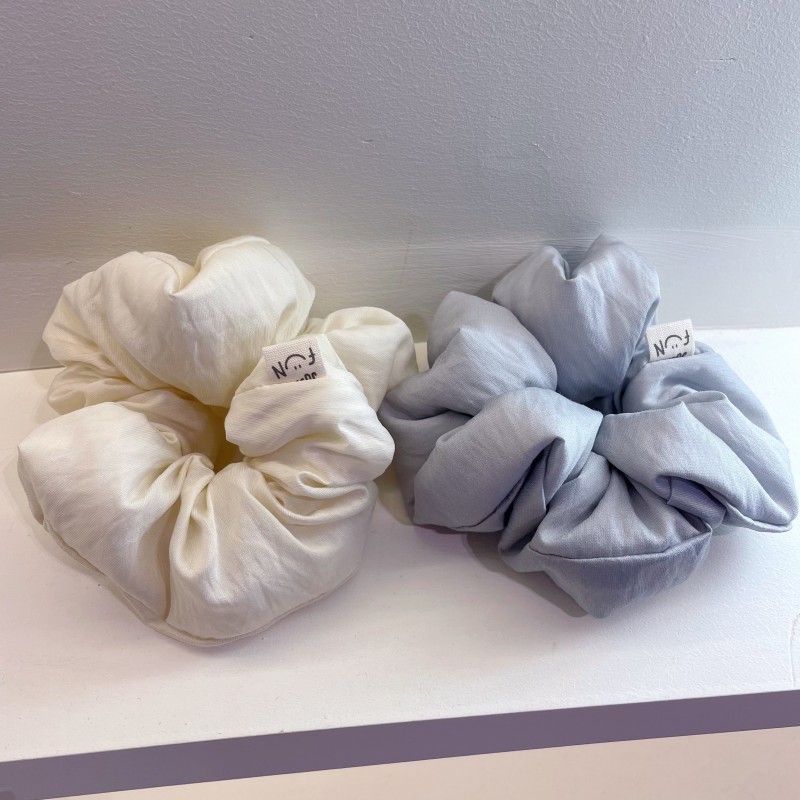 奶油森系大肠发圈女高级感