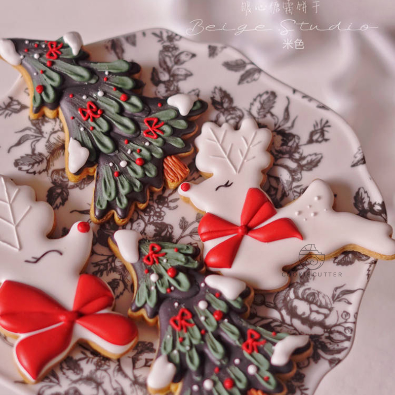 北欧风森系圣诞节饼干模具