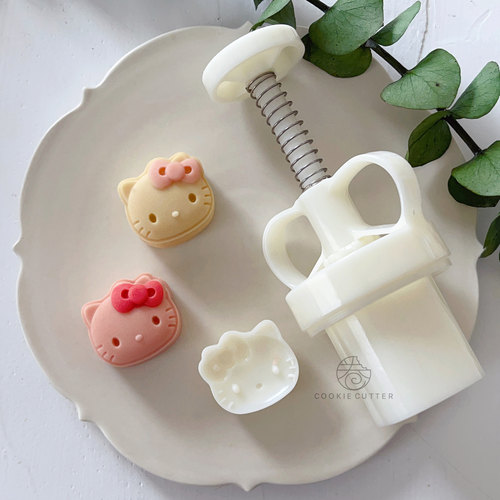 25g50g卡通KT猫绿豆糕月饼模具