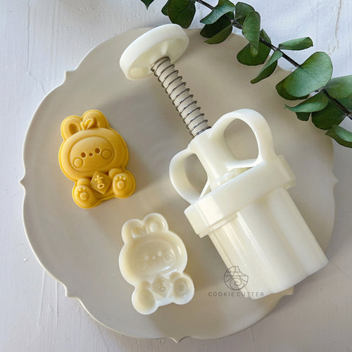 中秋节大吉大利兔子中秋月饼模具