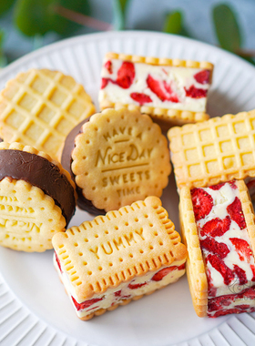 日本COTTA正品网红华夫饼造型饼干模具创意雪花酥夹心复古烘焙diy