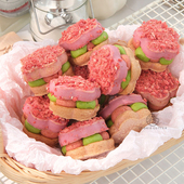 野芍药老师1.5cm厚小红花达克瓦兹模具 1cm1.2cm亚克力模具可定制