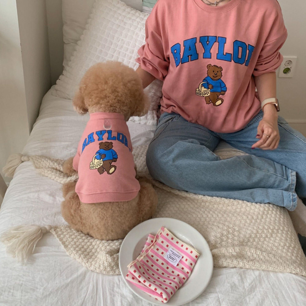 宠物衣服卫衣大狗衣服秋冬比熊柯基小狗狗卫衣宠物亲子装猫咪衣服