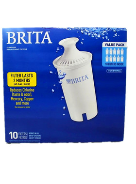 现货 美国BRITA碧然得家用滤水壶净水器 新一代高级版滤芯 10个装