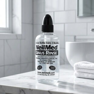 现货 美国neilmed鼻敏感成人洗鼻器洗鼻瓶手动240ml毫升 无包装