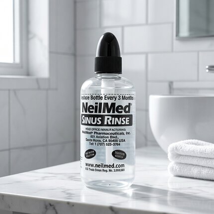 现货 美国neilmed鼻敏感成人洗鼻器洗鼻瓶手动240ml毫升 无包装