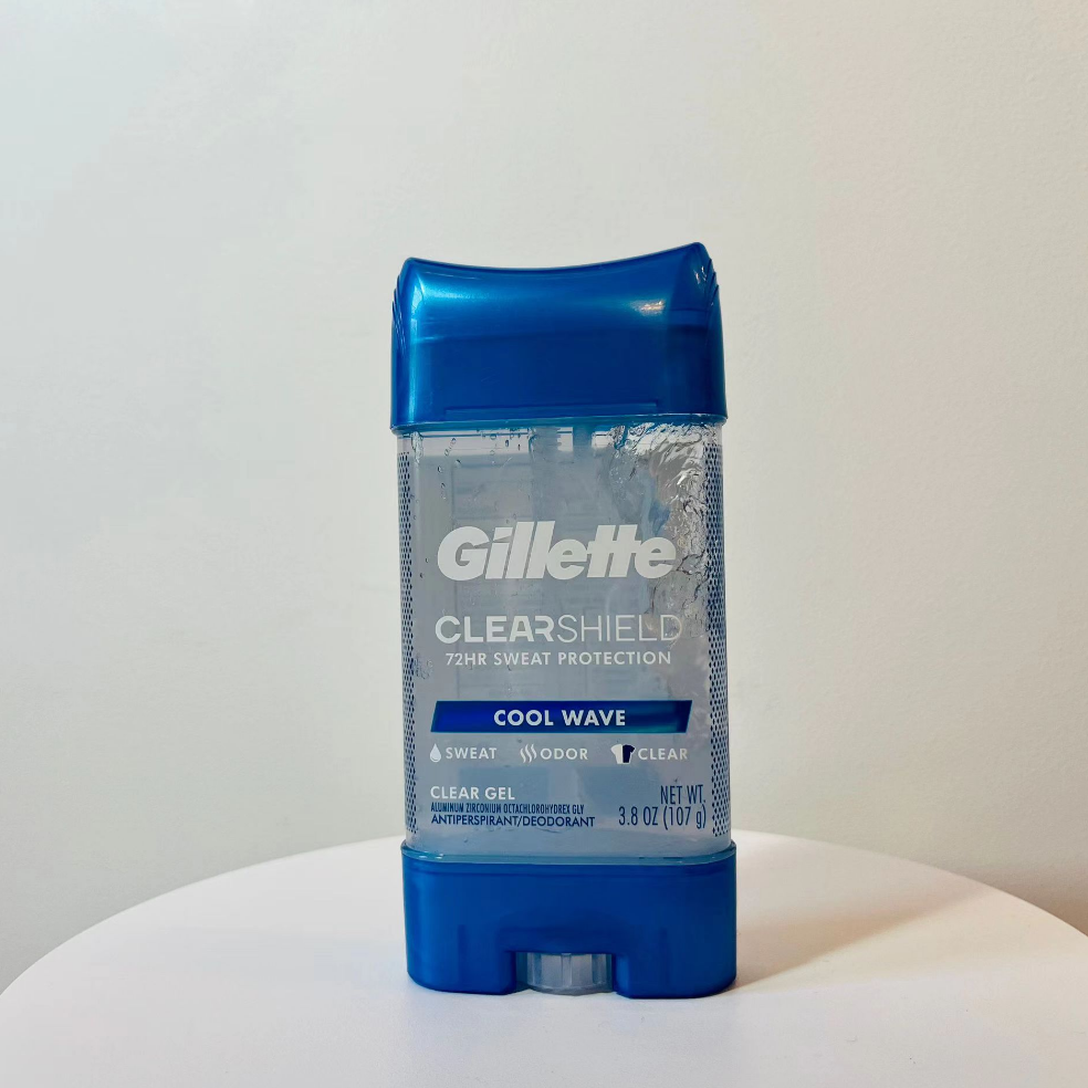 清爽Gillette止汗香体透明啫喱膏
