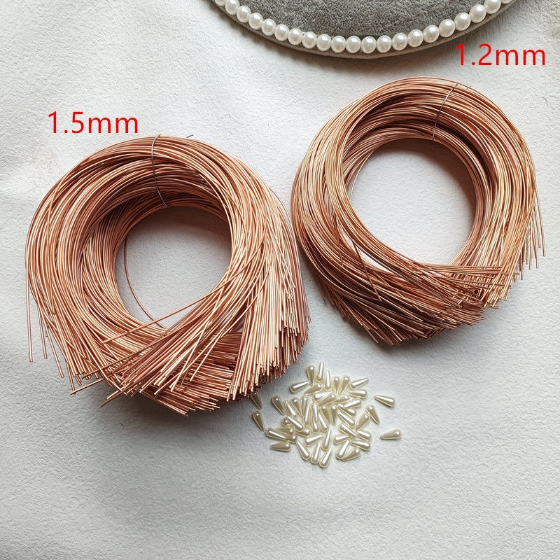 1.2/1.5mm发箍手工diy穿珍珠头箍妇女节母亲节压发材料配件发饰81