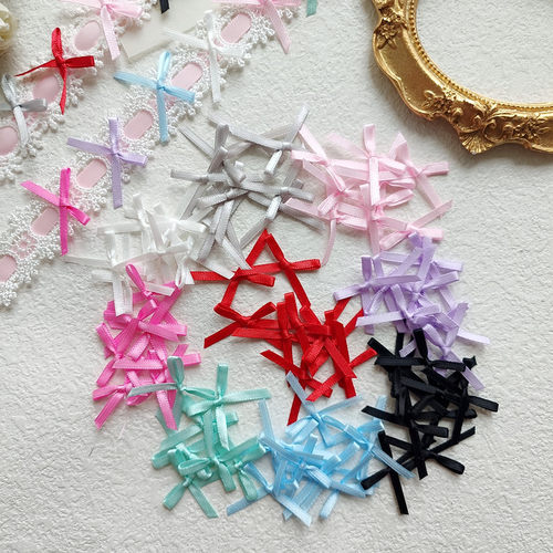 手工diy迷你蝴蝶结咕卡包配件