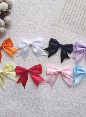 双层燕尾半成品蝴蝶结 手工diy应援扇装饰洛丽塔配件卡套材料F324