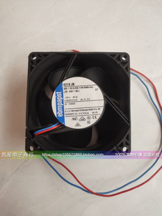 原装德国ebmpapst 8218JN 48V230mA11W 48V8038工控散热风扇变频