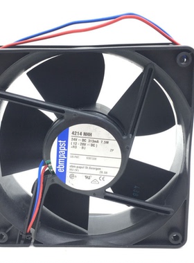 全新正品Papst 4214NHH 24V 7.5W 12038 12CM 变频器 印刷机风扇