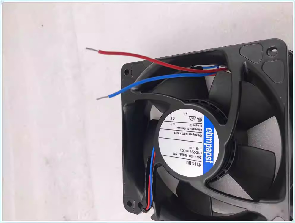 ebmpapst金属散热风扇2线12厘米