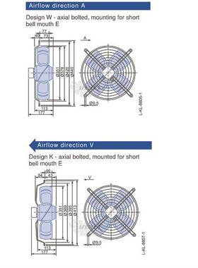 FB035-VDW.2C.A4P ZIEHL-ABEGG400/460V031/0.19A140/90W210/140W
