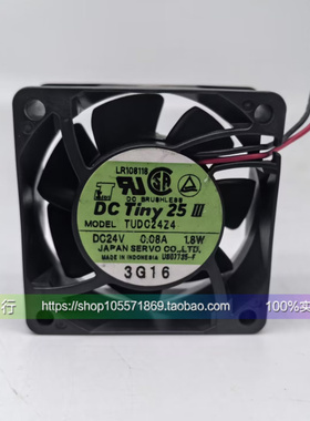 伺服 TUDC24Z4 S-L34/- 960 24V 0.08A 1.8W 6025 6CM 变频器风扇
