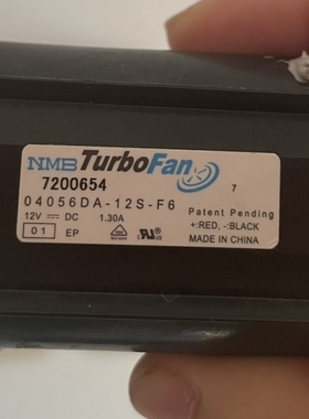 04056DA-12S-F6 4056风机 12V 1.3A 4CM厘米高转速服务器散热风扇