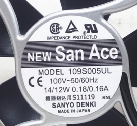 109S005UL 109S005 109S006UL原装正品日本三洋SANYO 12038 铝框