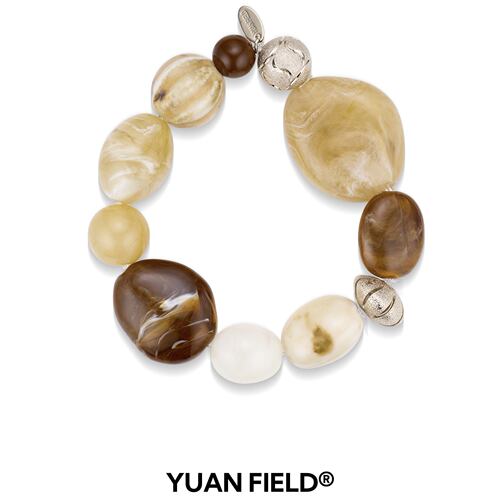 胡可的买手店 Yuan Field 羽叶系列  琥珀沙丘手链