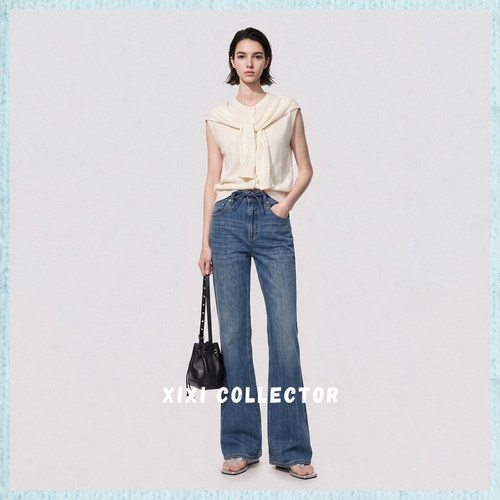 胡可的买手店 Runaway XIXICOLLECTOR·亚麻莱赛尔混纺披肩背心