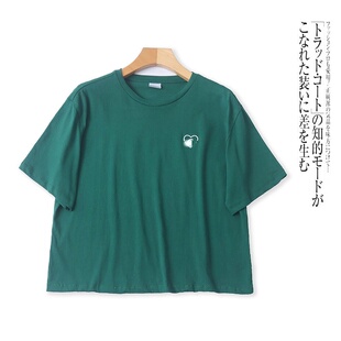 CC5260外贸欧美女生短袖T恤春夏新款圆领套头学院风休闲百搭上衣