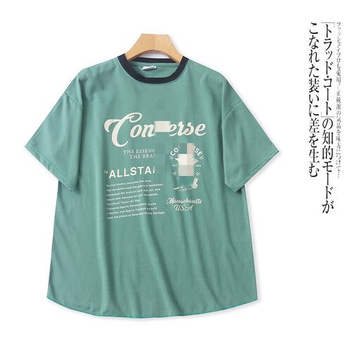 I6326外贸日单时尚学院风女生T恤衫春夏新款圆领字母短袖上衣