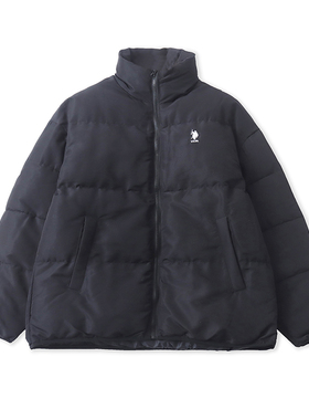 U1253外贸日单女装棉衣冬季新款立领宽松韩版时尚休闲面包服棉服