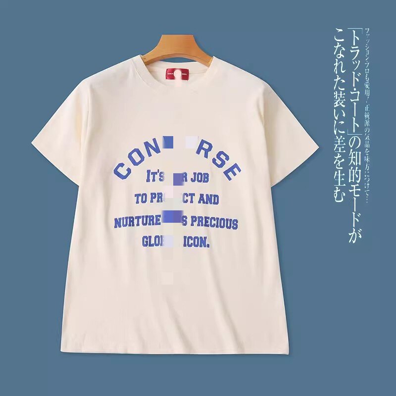 I4714外贸日单女装休闲短袖T恤新款圆领套头字母印花百搭上衣