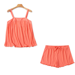 短裤 外贸欧美单女装 松紧腰阔腿裤 抹胸上衣时尚 吊带背心夏季 新款