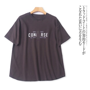 圆领套头女生休闲短袖 KK7882外贸日单时尚 字母宽松T恤春夏新款