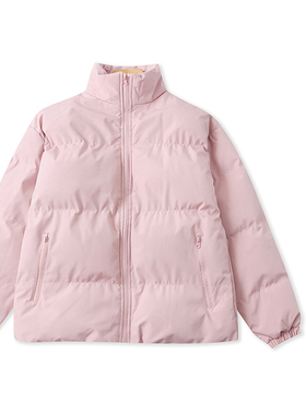 DD4396外贸时尚女生棉衣冬季新款立领拉链宽松学院风保暖休闲棉服