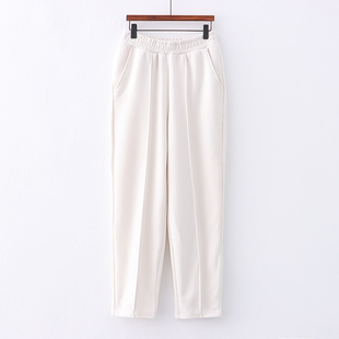 哈伦裤 外贸日单女士休闲裤 长裤 松紧腰高腰宽松显瘦时尚 新款