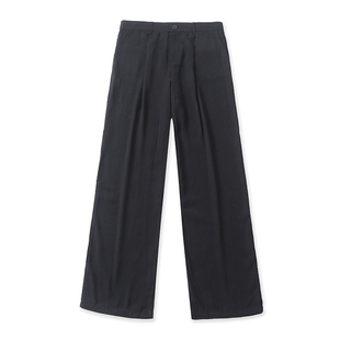 女装 高腰显瘦宽松百搭通勤风休闲裤 直筒裤 新款 秋季 J5380外贸时尚