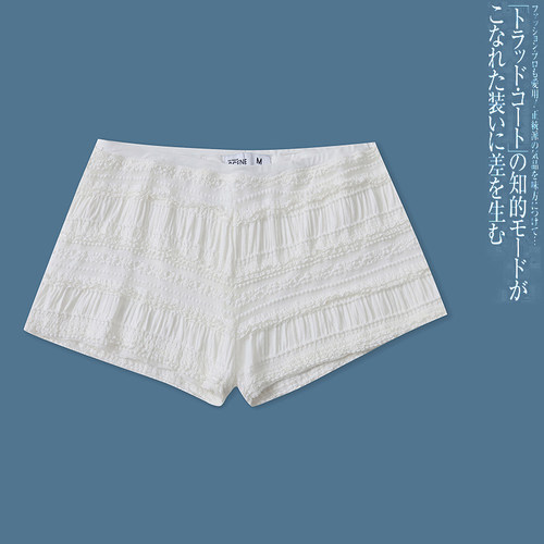 C8895外贸欧美单女士短裤夏季新款松紧腰蕾丝花边防走光打底裤