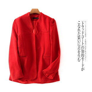 女士三口袋款 毛呢外套秋冬新款 通勤风气质上衣 气质女装 外贸韩版