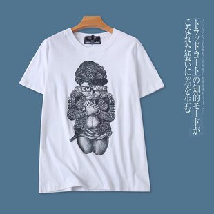 TH682外贸欧美单潮流时尚男士T恤衫夏季新款圆领个性短袖上衣