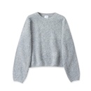 圆领套头纯色宽松百搭打底针织衫 FF5965外贸欧美单女装 毛衣新款