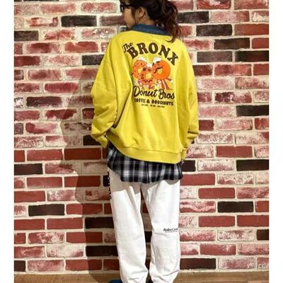 II2096外贸日单学院风女生卫衣秋季新款圆领套头宽松字母休闲上衣