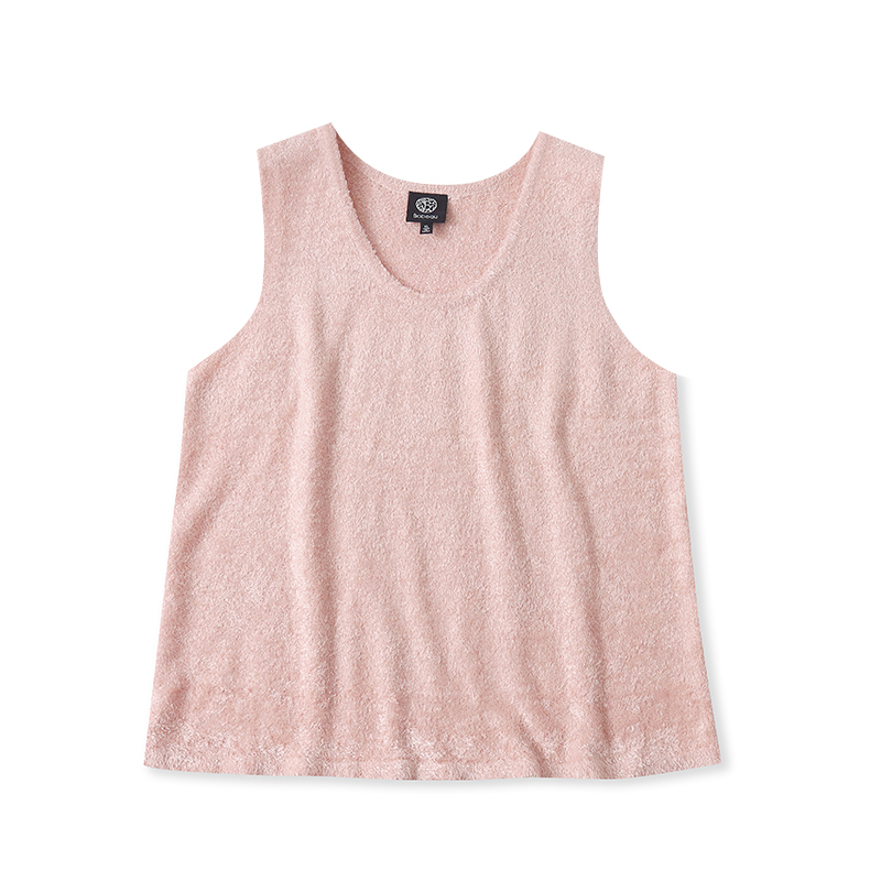 GG1296外贸欧美单女士毛绒马甲新款圆领无袖修身百搭坎肩背心马夹