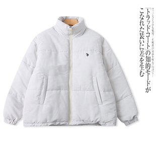 DD1296外贸日单男女同款棉衣冬季新款立领拉链韩版宽松面包服棉服