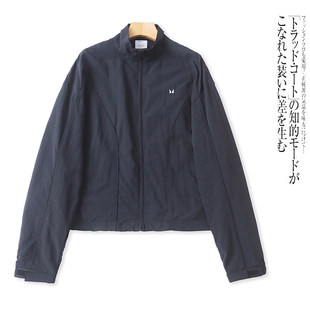 立领拉链宽松潮流男装 新款 上衣 休闲外套春季 V7802外贸欧美单男士