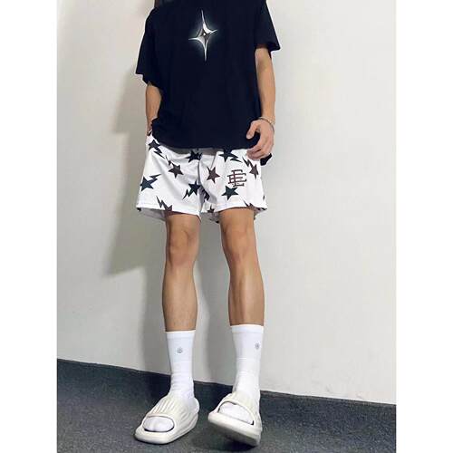 四分透气网眼速干美式篮球潮服