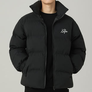 美式滚石乐队英文立领拉链棉服棉衣秋冬保暖加厚棉袄外套