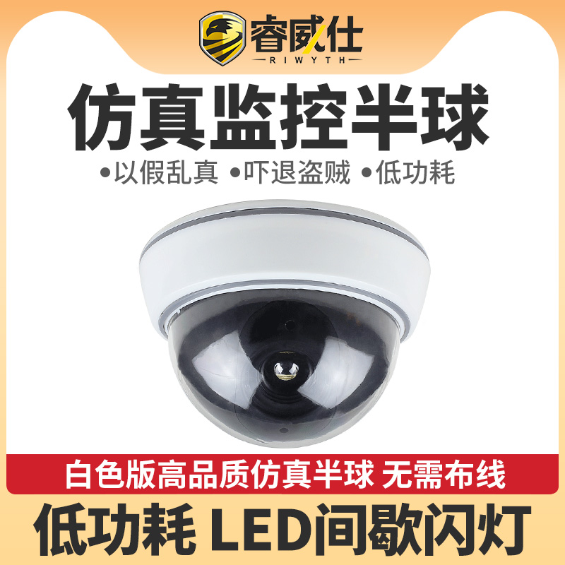 睿威仕仿真摄像头半球监控摄像头