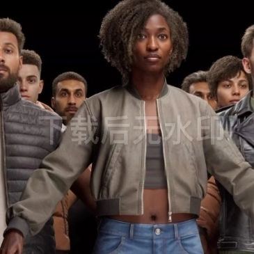 UE5Rigged NPC Creator-3Dscan23件高品质扫描服装和10个角色