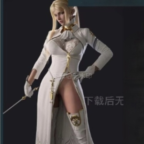 93号 daz3d模型动漫游戏人物尼尔怀特司令官美女衣服发型IM包G8G8