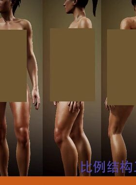 zbrush高精度女性人体模型文件带贴图