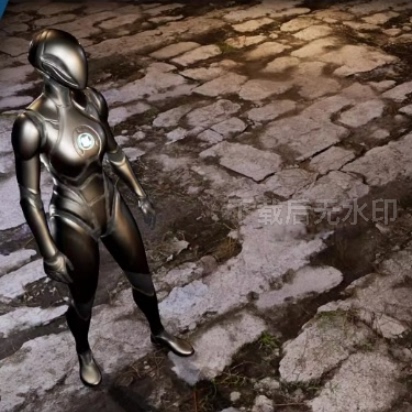 UE5虚幻5 Nature floors materials Vol. 3 写实道路材质沙石草地