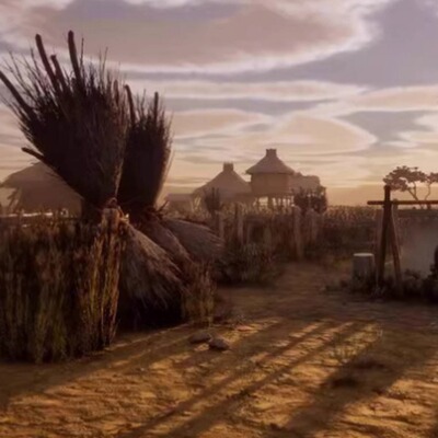 African Village 5.0-5.5.4 UE5 高品质非洲部落村庄环境场景